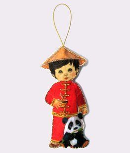 Bead Embroidery Kit Butterfly F082 Doll. China-М 12 х 7 см