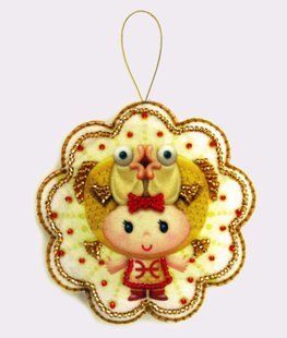 Bead Embroidery Kit Butterfly F132 Pisces 10 х 10 см