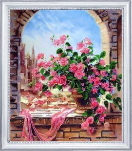 Bead Embroidery Kit Butterfly 232 Galleries of Carcasson 31 х 26 см