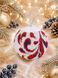 Bead Embroidery Kit Authentic Christmas Decor figure "Frosty pattern.Coral"