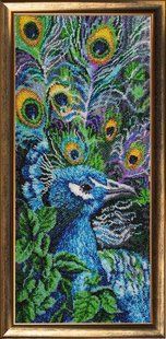 Bead Embroidery Kit Butterfly 535 Peacock 2 41 х 18 см