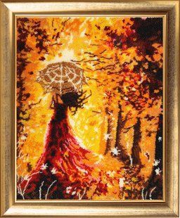 Bead Embroidery Kit Butterfly 826 Promenade in The Forest 34 х 27 см