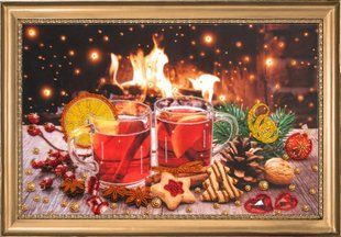 Bead Embroidery Kit Butterfly 283Mulled Wine for Two 25 х 38 см