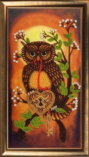 Bead Embroidery Kit Butterfly 536 Key to Wisdom 38 х 20 см