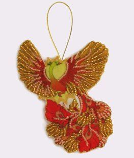 Bead Embroidery Kit Butterfly F032 Bird of Happiness 12 х 10 см