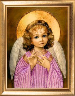 Bead Embroidery Kit Butterfly 828 Little Angel 35 х 27 см