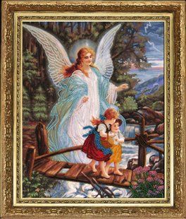 Bead Embroidery Kit Butterfly 486 Angel 34 х 27 см