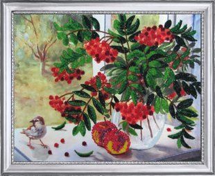 Bead Embroidery Kit Butterfly 235 Honey of the Ashberry 26 х 33 см
