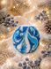 Bead Embroidery Kit Authentic Christmas Decor figure "Frosty pattern. Aquamarine"