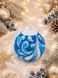 Bead Embroidery Kit Authentic Christmas Decor figure "Frosty pattern. Aquamarine"