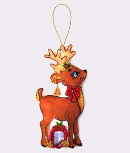 Bead Embroidery Kit Butterfly F086 Little Deer 12 х 6 см