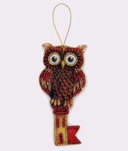 Bead Embroidery Kit Butterfly F136 Owl-Key 12 х 6 см
