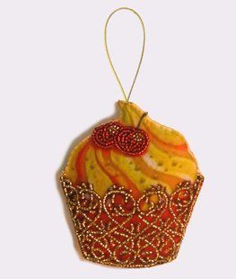 Bead Embroidery Kit Butterfly F034 Muffin 11 х 10 см