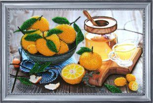 Bead Embroidery Kit Butterfly 236 Still-life with Citruses 23 х 37 см