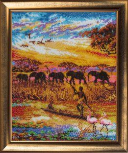 Bead Embroidery Kit Butterfly 351 Africa Part IІ 33 х 27 см