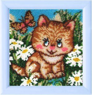 Схема для вишивки бісером Butterfly 933 "Кошеня" 13x14 см 933 фото