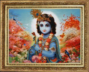 Bead Embroidery Kit Butterfly 844 Little Krishna 27 х 36 см