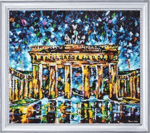 Bead Embroidery Kit Butterfly 752 Brandenburg Gates 28 х 32 см