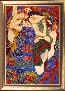 Bead Embroidery Kit Butterfly 830 830 Virgins. After G. Klimt 37 х 25 см