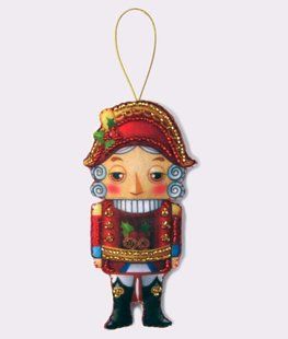 Bead Embroidery Kit Butterfly F087 Nutcracker 12 х 7 см