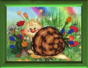 Схема для вишивки бісером Butterfly 971 "Равлик" 17 х 12 см 971 фото
