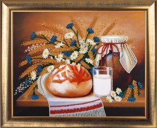 Bead Embroidery Kit Butterfly 171 Still-life with Loaf 26 х 33 см