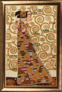 Bead Embroidery Kit Butterfly 338 Expectation 36 х 23 см