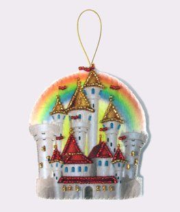 Bead Embroidery Kit Butterfly F088 Castle 11 х 9 см
