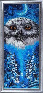 Bead Embroidery Kit Butterfly 541 Owl-Winter 39 х 16 см