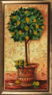 Bead Embroidery Kit Butterfly 289 Lemon Tree 38 х 19 см