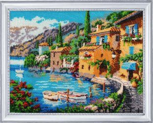 Bead Embroidery Kit Butterfly 389 Italian Village 27 х 35 см