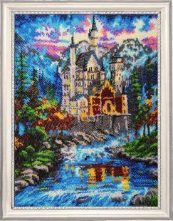 Bead Embroidery Kit Butterfly 390 Castle by the River 36 х 27 см