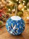 Bead Embroidery Kit Authentic Christmas Decor figure "Christmas gem. Aquamarine"