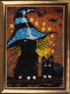 Bead Embroidery Kit Butterfly 601 Kitties 18 х 13 см