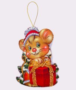 Bead Embroidery Kit Butterfly F141 Little Mouse 12 х 9 см
