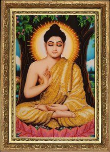 Bead Embroidery Kit Butterfly 835 Buddha 38 х 24 см
