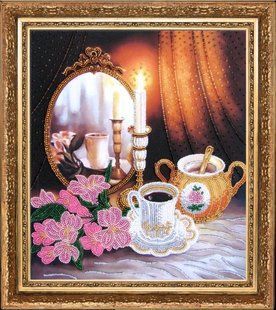 Bead Embroidery Kit Butterfly 242 Light of the Candle 31 х 27 см