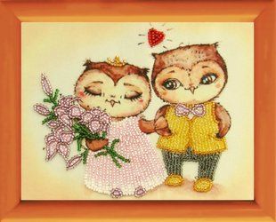 Схема для вишивки бісером Butterfly 976 "Весільна" 17 х 12 см 976 фото