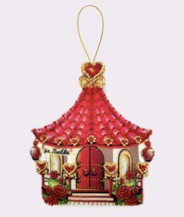 Bead Embroidery Kit Butterfly F143 House of Love 12 х 10 см