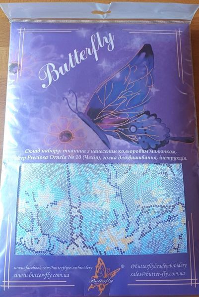 Набір для вишивання бісером Butterfly 186 Квітуча гілка мигдалю 33 х 27 см 186 фото
