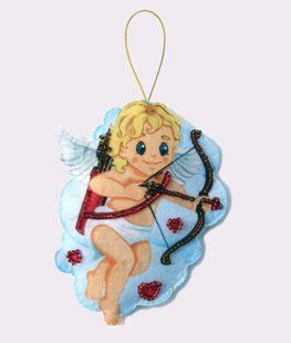Bead Embroidery Kit Butterfly F094 Cupid 11 х 9 см
