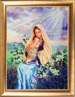 Bead Embroidery Kit Butterfly 838 Mother's Happiness 36 х 27 см
