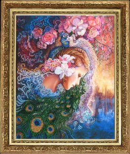 Bead Embroidery Kit Butterfly 447 Birds of Paradise 32 х 26 см