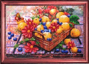Bead Embroidery Kit Butterfly 246 Generous Autumn 25 х 37 см