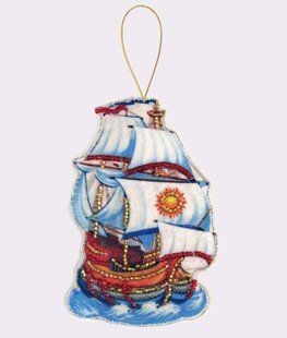 Bead Embroidery Kit Butterfly F102 Ship 11 х 7 см