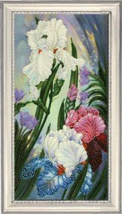 Bead Embroidery Kit Butterfly 297 Waltz of Flowers 1 39 х 19 см