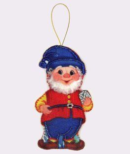 Bead Embroidery Kit Butterfly F103 Dwarf 12 х 7 см
