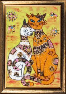 Bead Embroidery Kit Butterfly 614 Tenderness 36 х 23 см