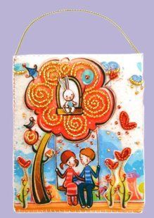 Bead Embroidery Kit Butterfly F501 Gift Envelope 12 х 10 см