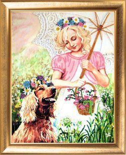 Bead Embroidery Kit Butterfly 456 Friends 34 х 27 см